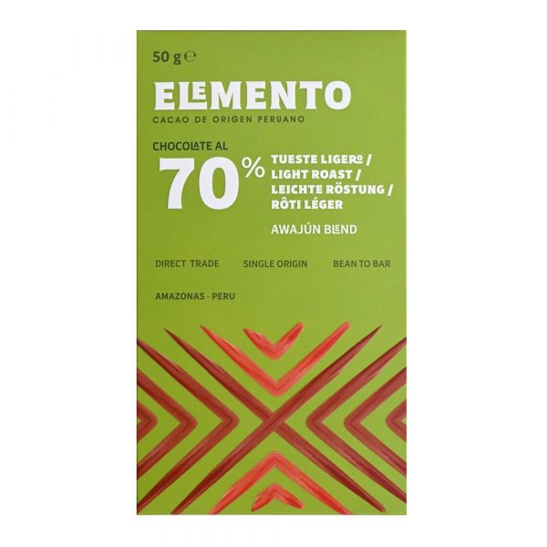 Elemento Awajún Peru 70% Light Roast