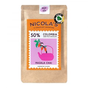 Nicola's Masala Chai 50% Dark Milk Chocolate