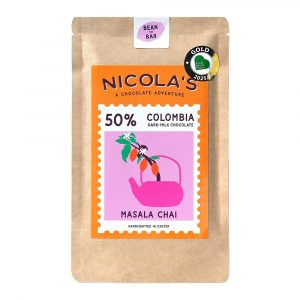 Nicola's Masala Chai 50% Dark Milk Chocolate