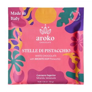 Aroko Pistachio Stars 40% White Chocolate