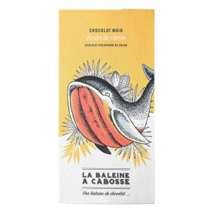 La Baleine à Cabosse 76% Dark Chocolate & Lemon Zest